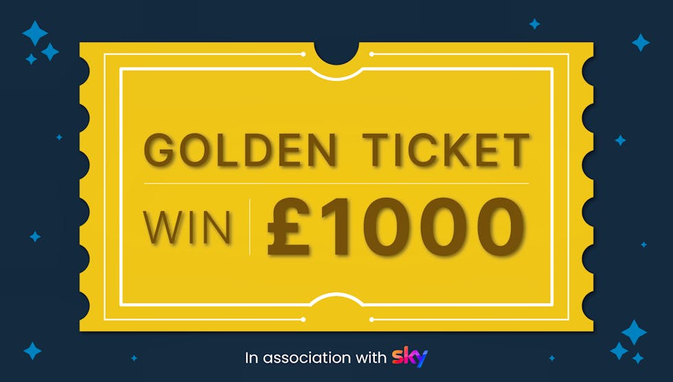 Golden Ticket £1000 prize draw | Digital TV